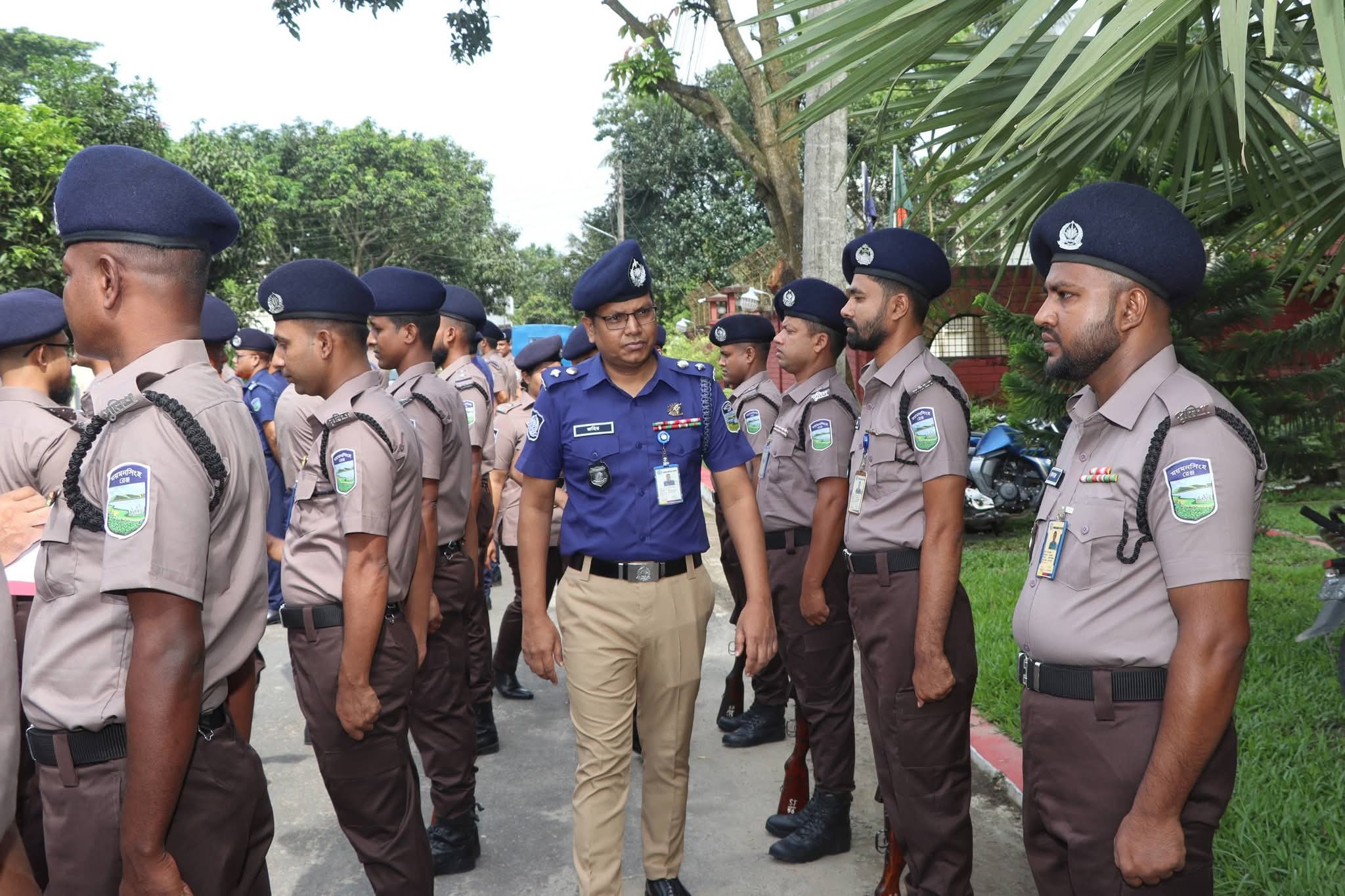 শেরপুরে জেলা পুলিশের মাস্টার প্যারেড অনুষ্ঠিত