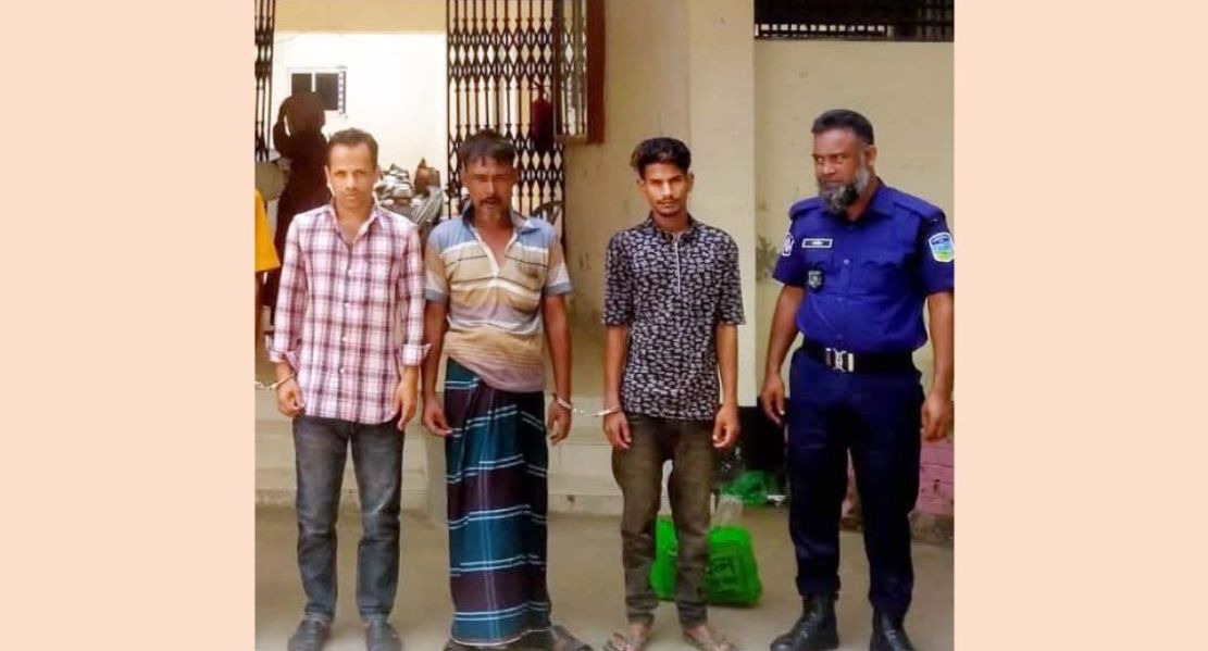 শেরপুরে মাদকসহ ৩ কারবারি গ্রেফতার