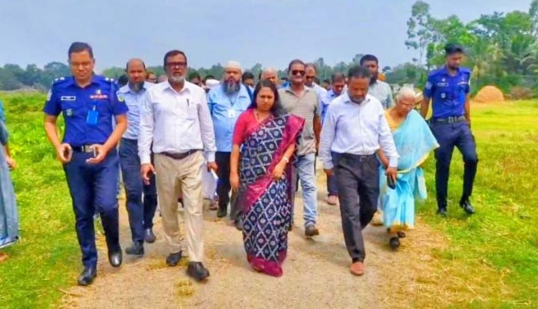 শেরপুরে  প্রস্তাবিত সরকারি মেডিকেল কলেজের জায়গা পরিদর্শন করলেন স্বাস্থ্য বিভাগের কর্মকর্তারা