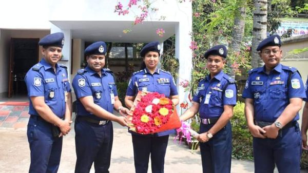 অতিরিক্ত ডিআইজি, ময়মনসিংহ রেঞ্জ মহোদয় কর্তৃক শেরপুর সদর সার্কেল অফিস দ্বি-বার্ষিক পরিদর্শন