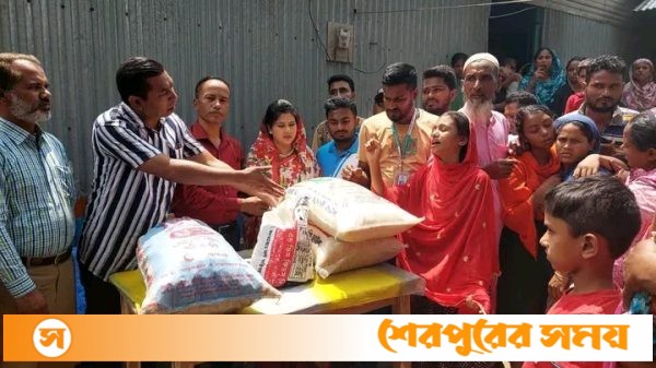 শেরপুরে দুর্বত্তদের হাতে নিহত উজ্জলের অসহায় পরিবারের পাশ্বে বাংলাদেশ মানবাধিকার কমিশন