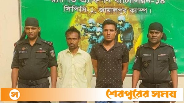 শেরপুরে সুদের টাকার জন্য গাছে বেধে নির্যাতন, গ্রেফতার ২