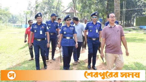 নালিতাবাড়ীর খ্রিষ্টান ধর্মপল্লী “বারোমারী মিশন” পরিদর্শন করেন পুলিশ সুপার মোনালিসা বেগম