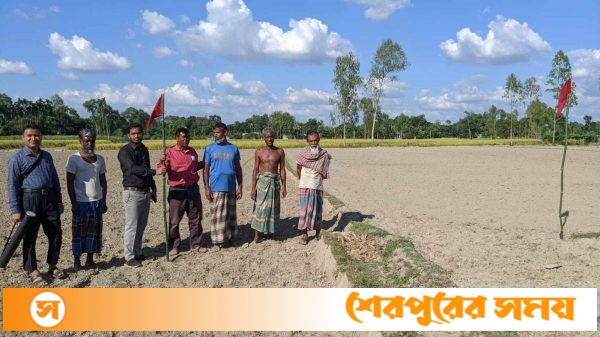 নকলায় প্রশাসনের হস্তক্ষেপে দখলমুক্ত হলো সরকারি রাস্তা