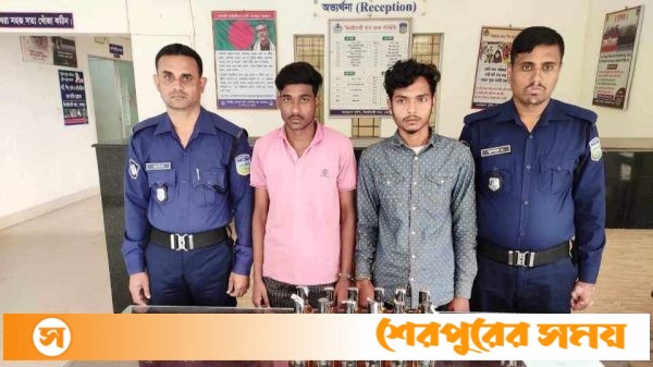 ঝিনাইগাতী থানা পুলিশের অভিযানে জুয়াড়ি ও মাদক ব্যবসায়ীসহ গ্রেফতার-১০