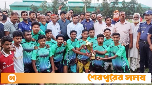 ঝিনাইগাতীতে বঙ্গবন্ধু জাতীয় গোল্ডকাপ ফুটবল টুর্নামেন্ট বালক (অনূর্ধ্ব-১৭) ফাইনাল খেলায় ঝিনাইগাতী সদর ইউপি বিজয়ী