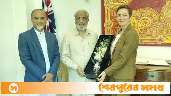 অস্ট্রেলিয়ান ভারপ্রাপ্ত হাইকমিশনারের সঙ্গে জাতীয় পার্টি চেয়ারম্যানের সৌজন্য সাক্ষাৎ