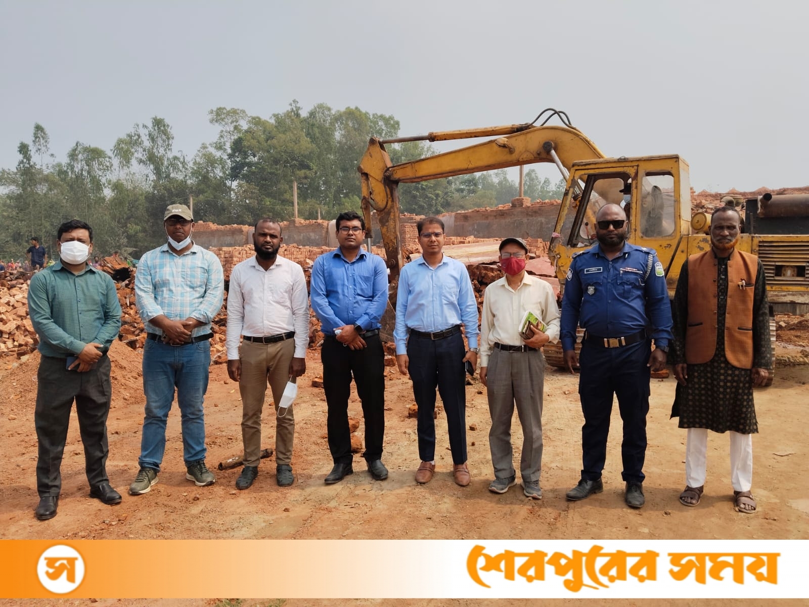 শ্রীবরদীতে আরো ২টি অবৈধ ইটভাটায় উচ্ছেদ অভিযান
