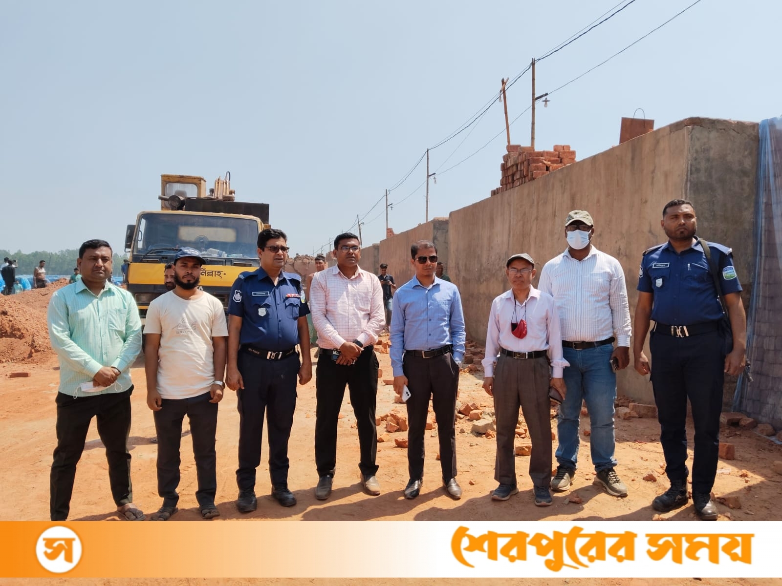 শেরপুরের শ্রীবরদীতে ২টি অবৈধ ইটভাটায় উচ্ছেদ অভিযান