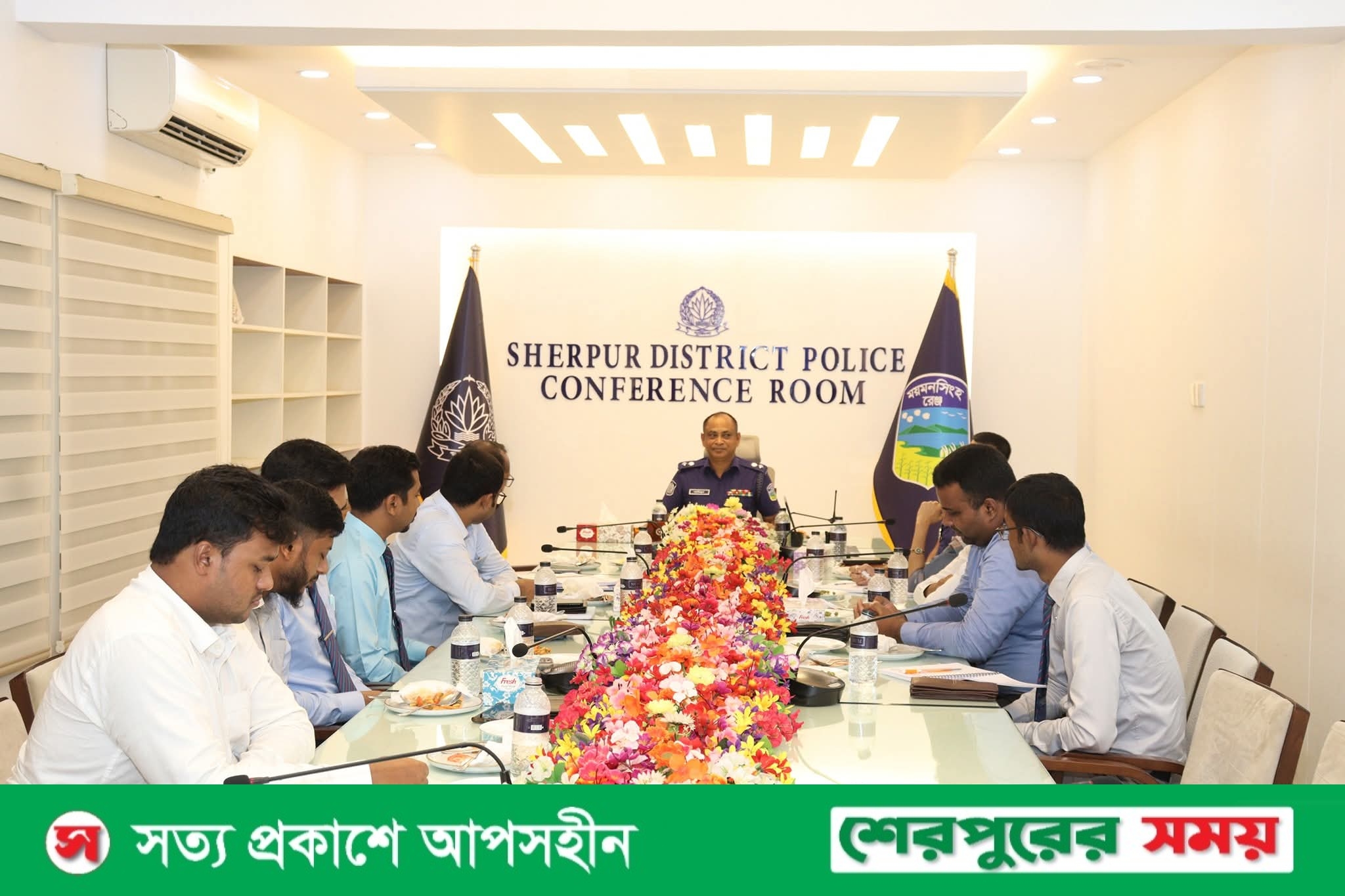 শেরপুরে ৭৮ তম বুনিয়াদি প্রশিক্ষণ কোর্সের ১০ জন প্রশিক্ষনার্থী’র পুলিশ সুপার কার্যালয় সংযুক্তি বিষয়ে প্রশিক্ষণ কর্মশালা