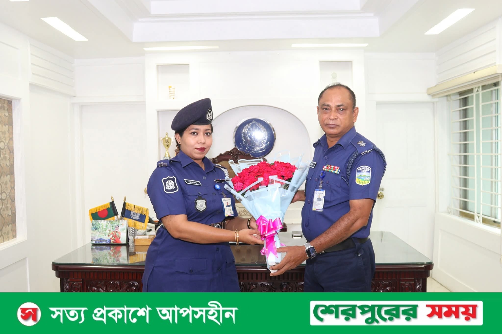 শেরপুরে অতিরিক্ত পুলিশ সুপার (সদর সার্কেল) নাসরিন আক্তারের যোগদান
